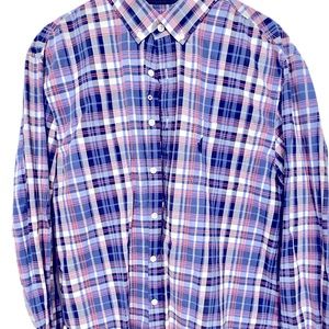 Long sleeve Johnnie-O sport shirt. Size: Large